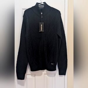 Threadbare Navy Cardigan Sweater for Men Sz M